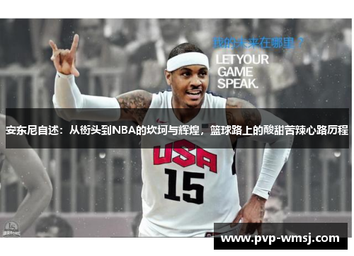 安东尼自述：从街头到NBA的坎坷与辉煌，篮球路上的酸甜苦辣心路历程